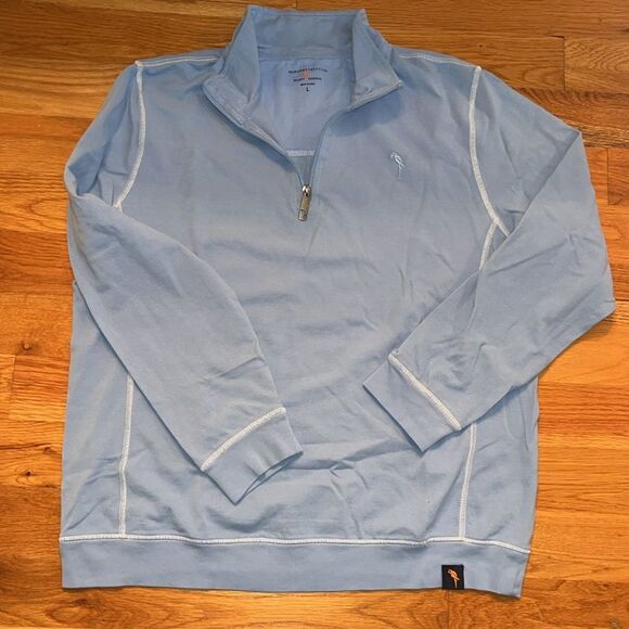 New Jimmy Buffet Margaritaville Carolina Blue Parrot Island Reserve Sweatshirt L - Picture 4 of 10